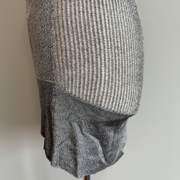 VPL Two Silver Open Shimmery Dress Open Knit Blouse Tunic Sweater Women's S NWT - Picture 7 of 12